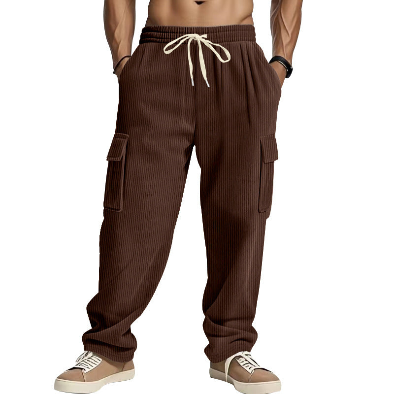 Casual cargo pants for men with a practical foldable design and an elastic waistband Chic and Style