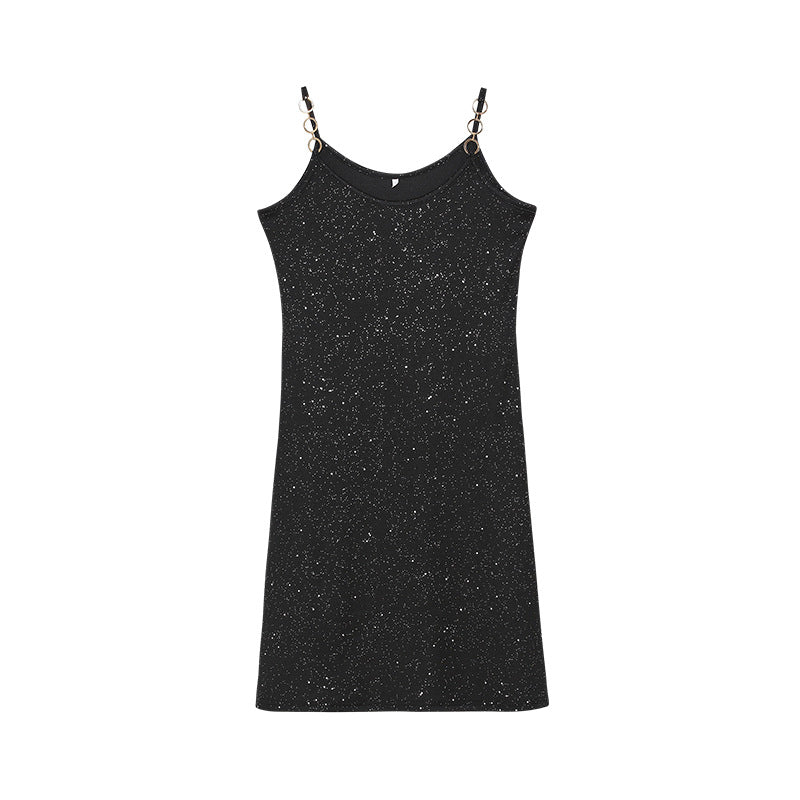 Robe nuisette brillante pour femmes Chic und Stil