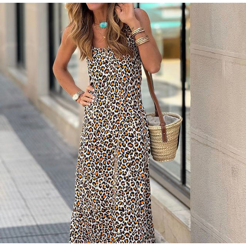 Robe maxi femme avec bretelles réglables Chic und Stil