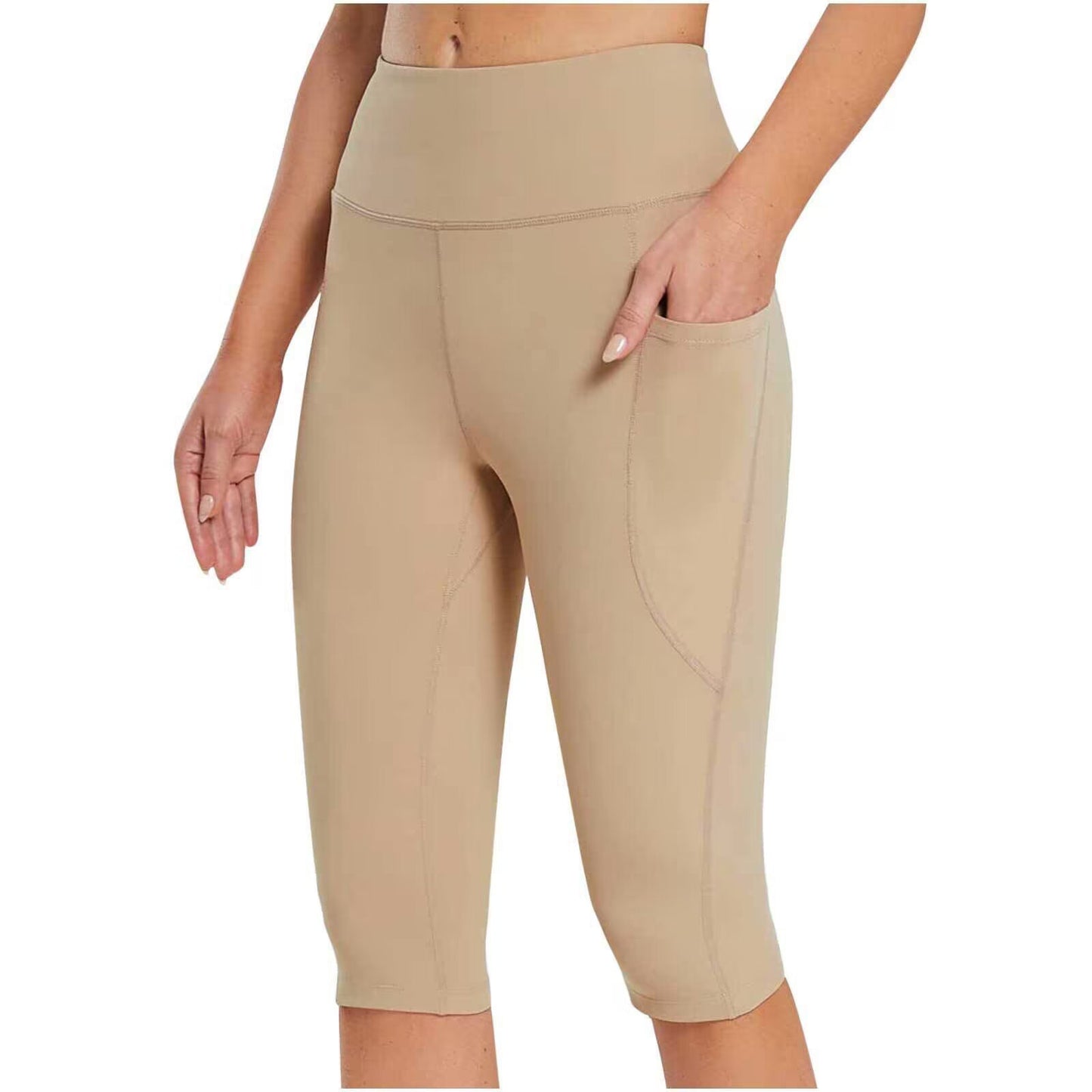 Pantalon Capri sportif pour femmes avec poches latérales pratiques Chic und Stil