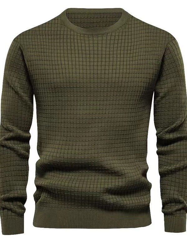 Pull en tricot pour hommes au design structuré Chic und Stil