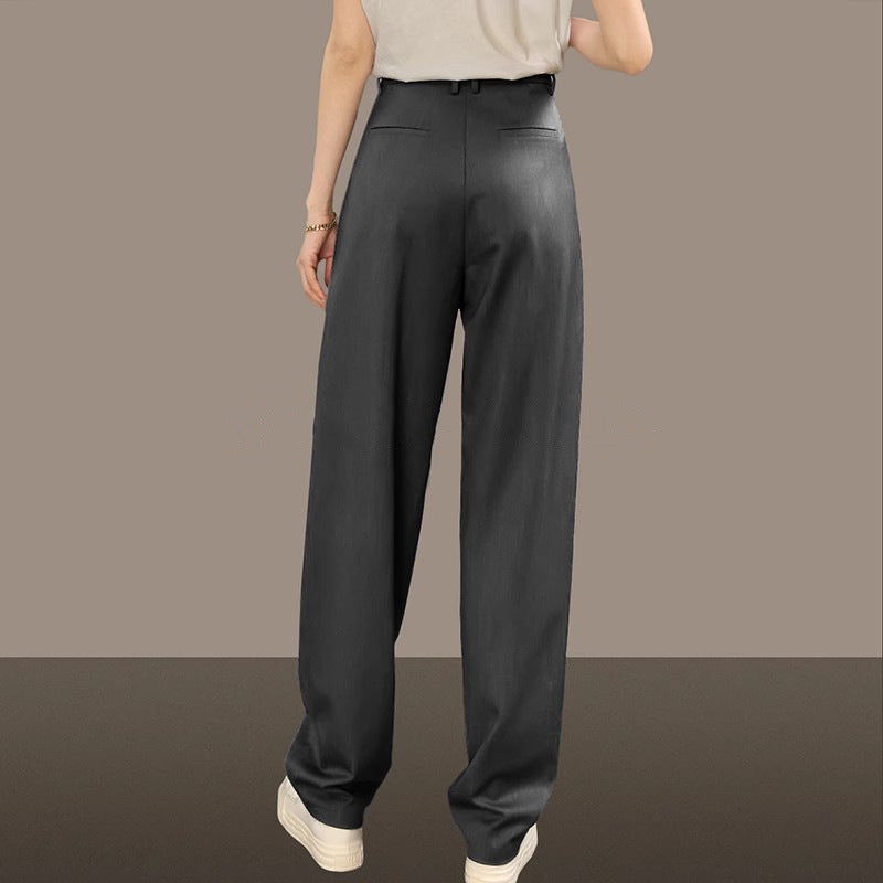 Pantalons plissés taille haute pour femmes Chic und Stil 1750847341