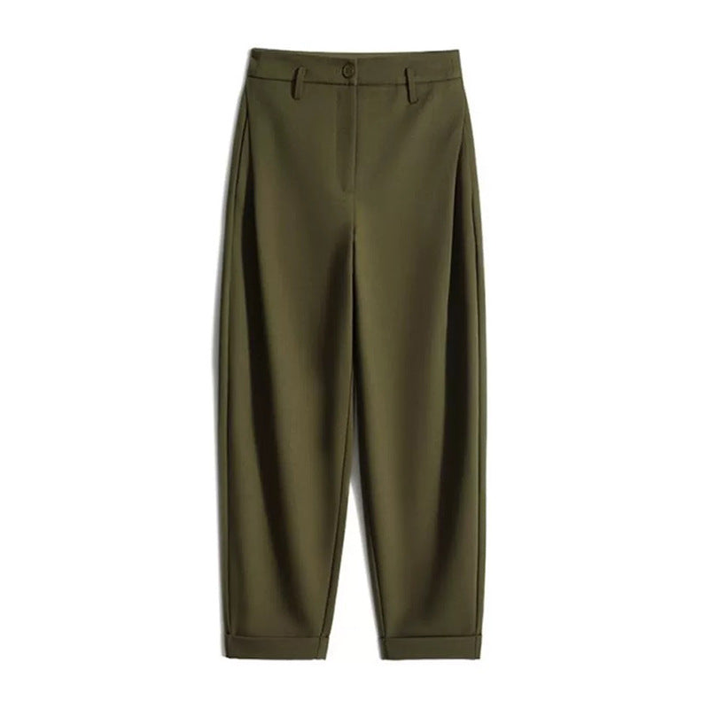 Pantalons larges taille haute ajustés pour femmes Chic und Stil 1750846558