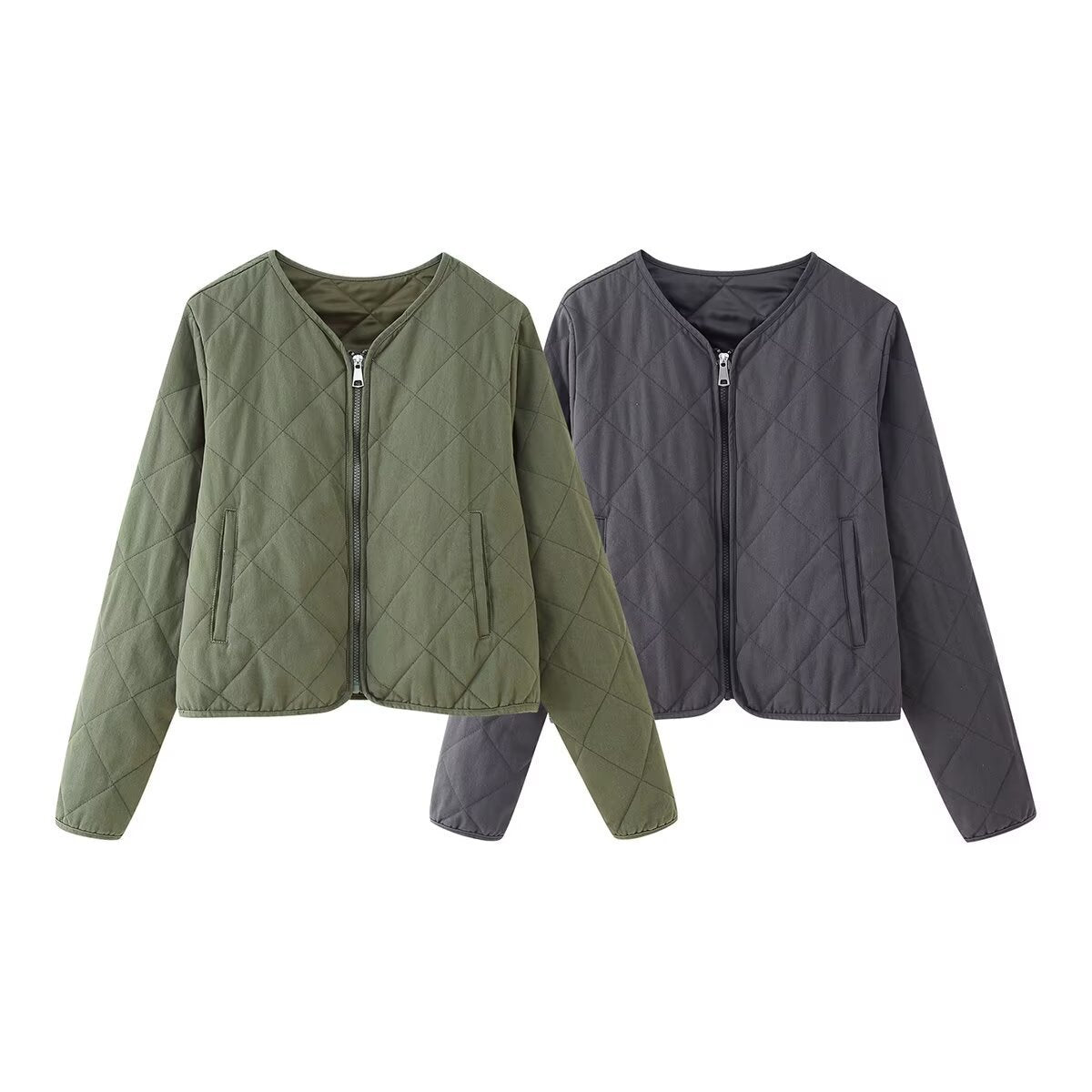 Dames doudoune avec poches pratiques