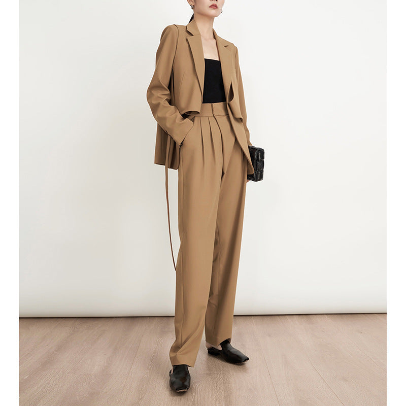 Pantalon taille haute ajusté pour femmes Chic und Stil 1750847050