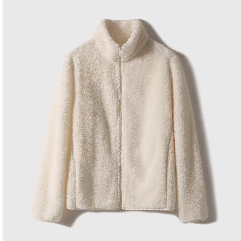 Veste à fermeture éclair en polaire pour femmes Chic und Stil