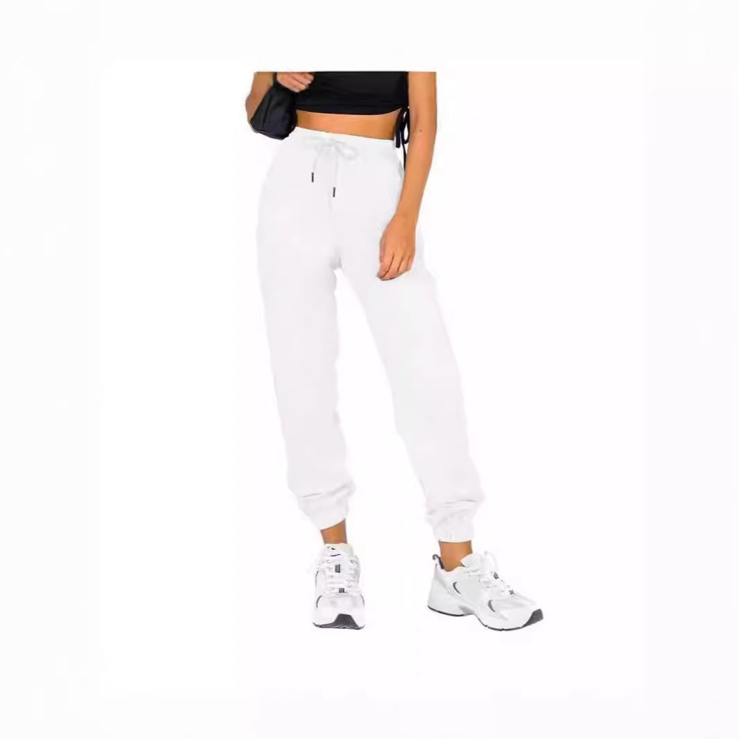 Pantalon d'entraînement pour femme avec taille élastique et coupe décontractée Chic und Stil