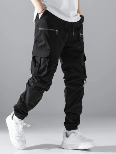 Pantalons cargo pour hommes avec poches zippées modernes Chic und Stil
