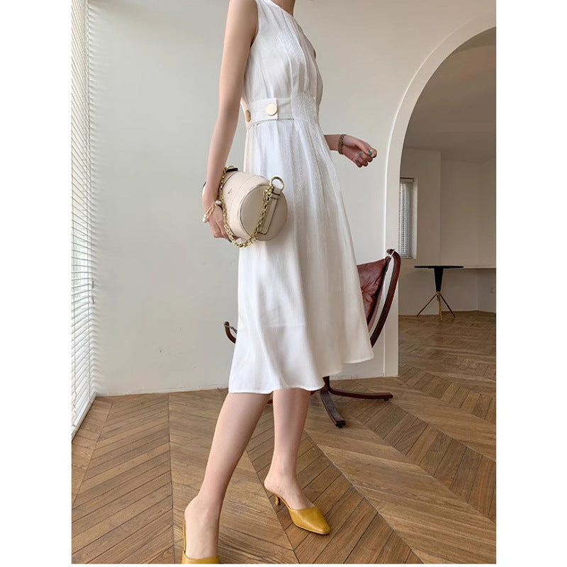 Robe maxi ceinturée élégante pour femmes Chic und Stil