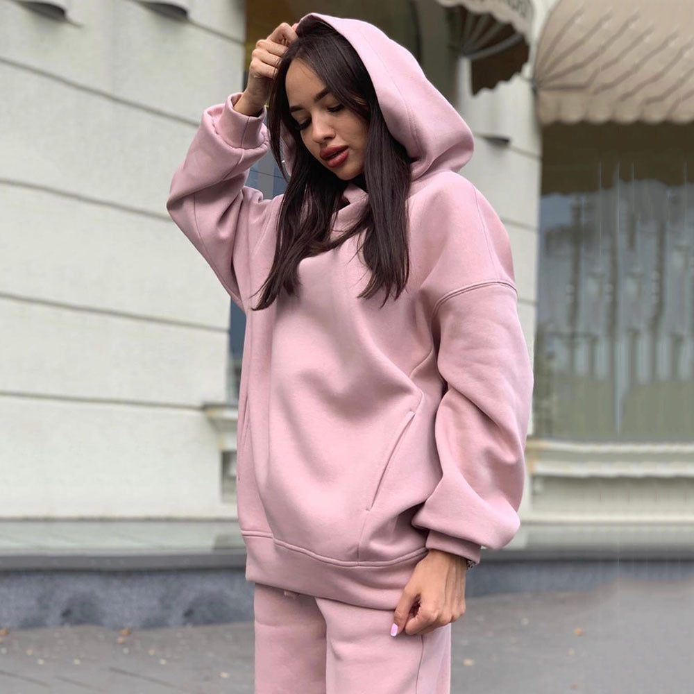 Ensemble de sweat-pants à capuche confortable pour femmes Chic und Stil