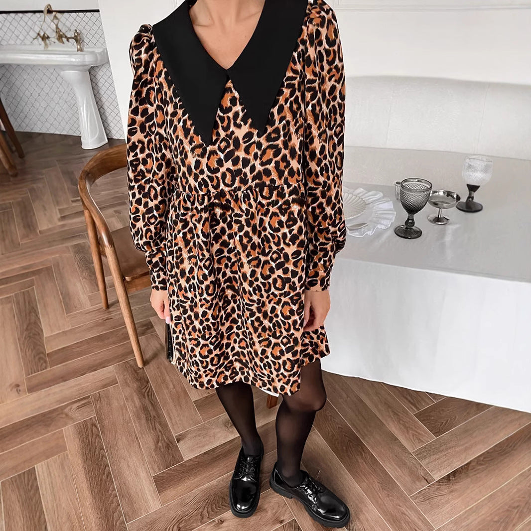 Robe légère à motif animal pour femmes Chic und Stil