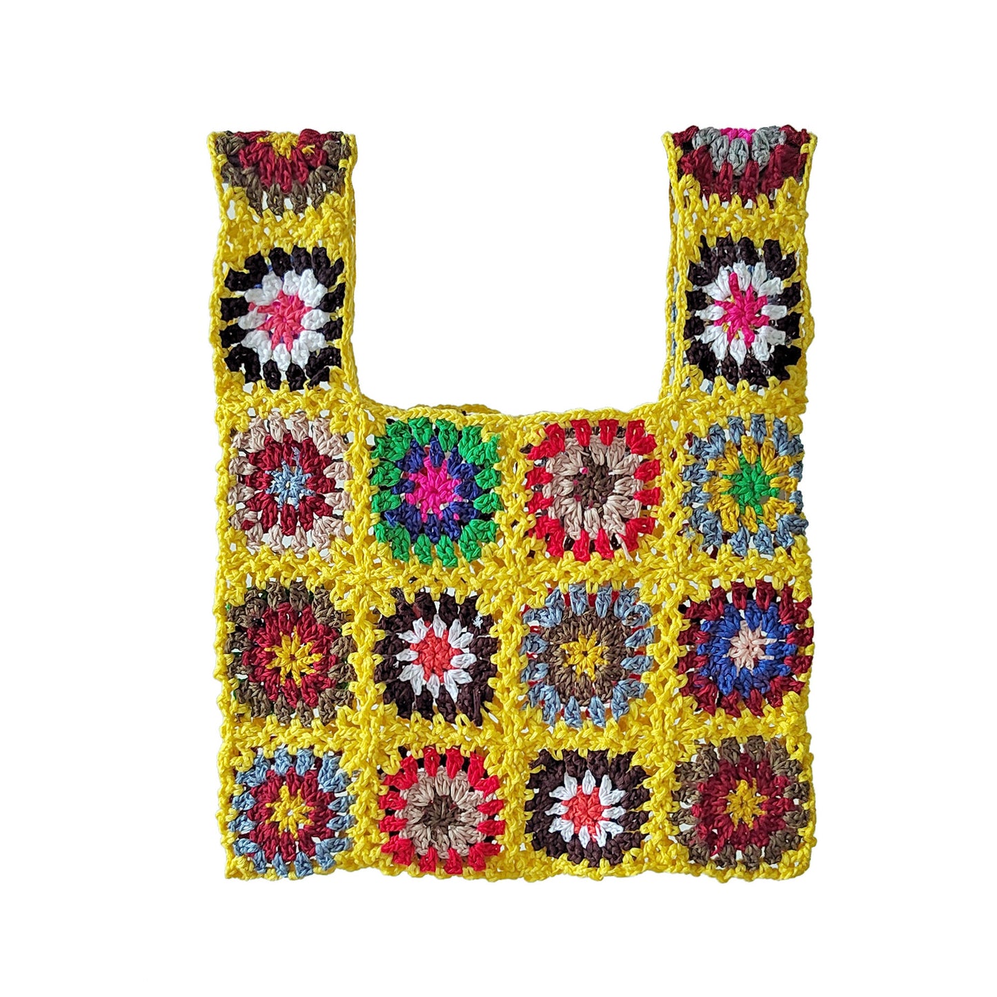 Sac à main en patchwork au crochet pour femmes Chic und Stil
