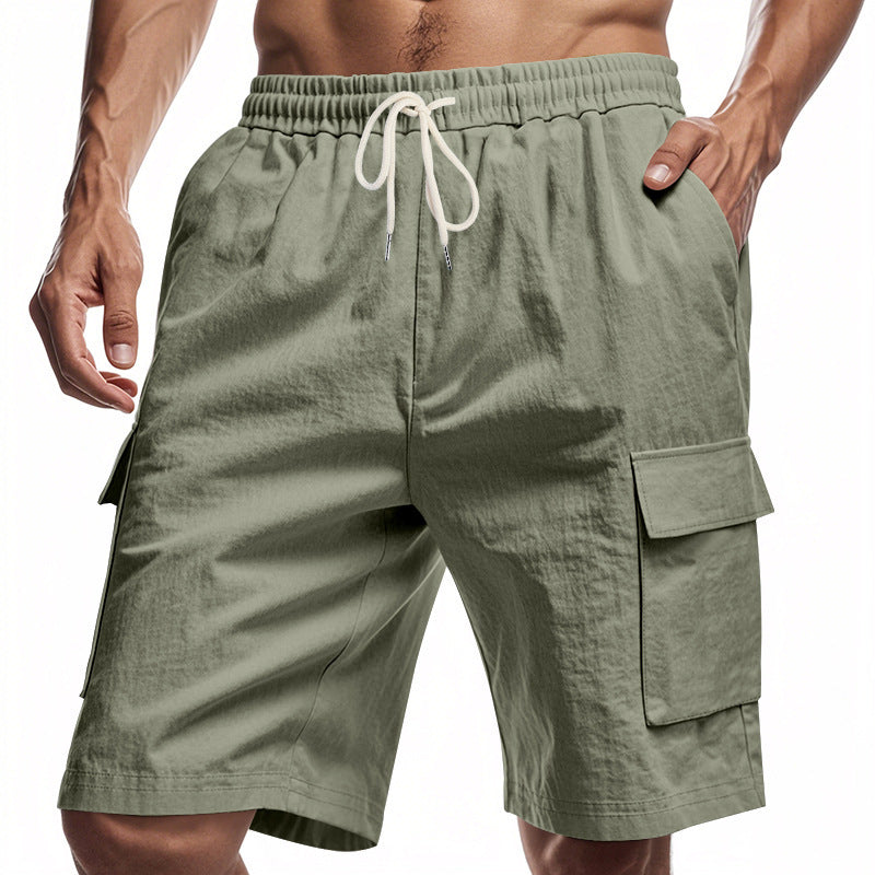 Shorts cargo pour hommes avec taille élastique et poches latérales pratiques Chic und Stil