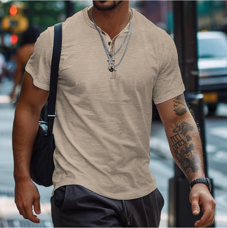 Chemise polo en fine maille décontractée pour hommes Chic und Stil