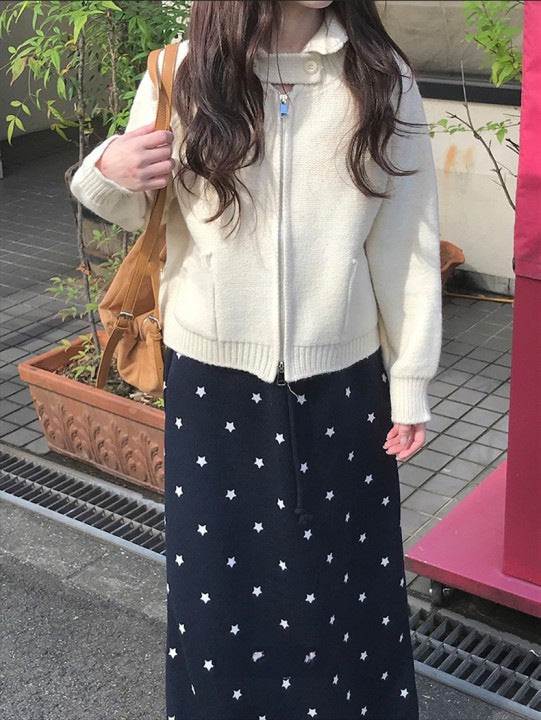 Pull en tricot pour femmes avec motif floral et coupe décontractée Chic und Stil