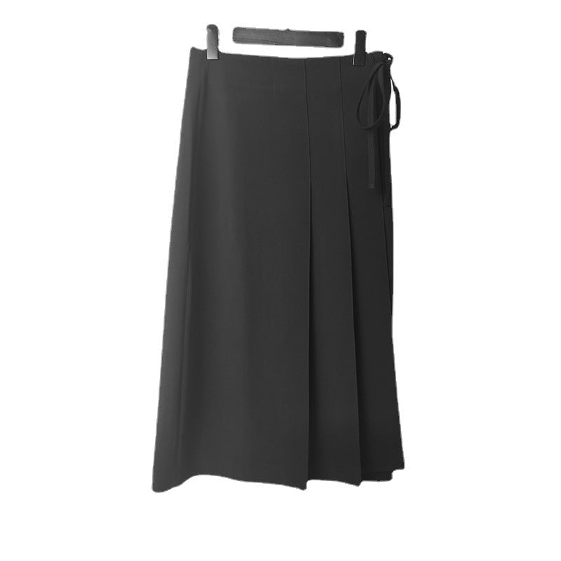 Pantalons larges taille haute pour femmes avec détail de nœud élégant Chic und Stil