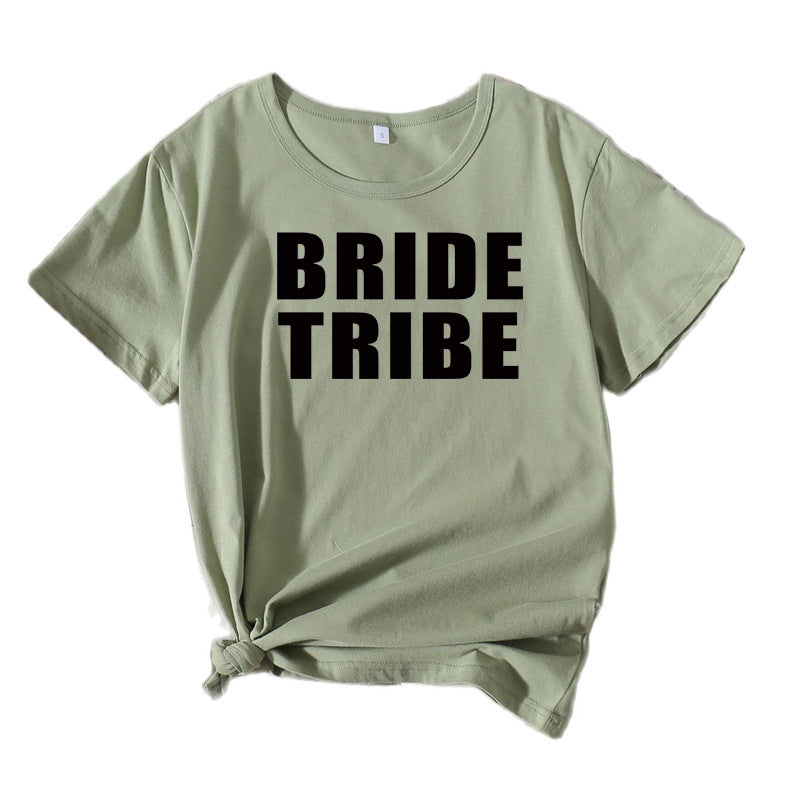 T-shirt graphique de loisirs pour femmes Brauttribe Chic und Stil