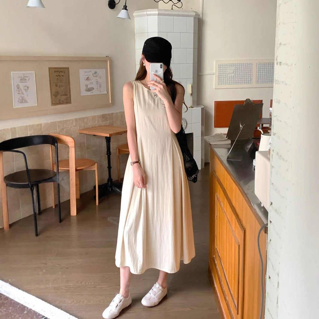 Robe Maxi A-ligne sans manches Chic und Stil pour dames