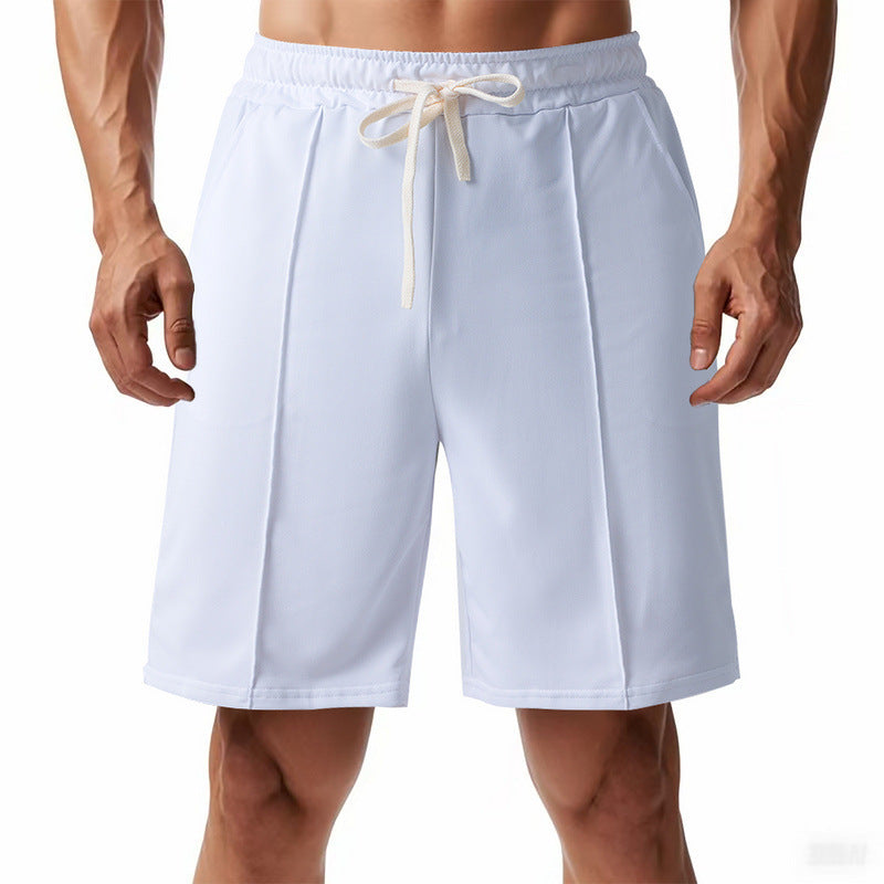 Shorts de sport confortables pour hommes avec taille élastique et poches latérales pratiques Chic und Stil