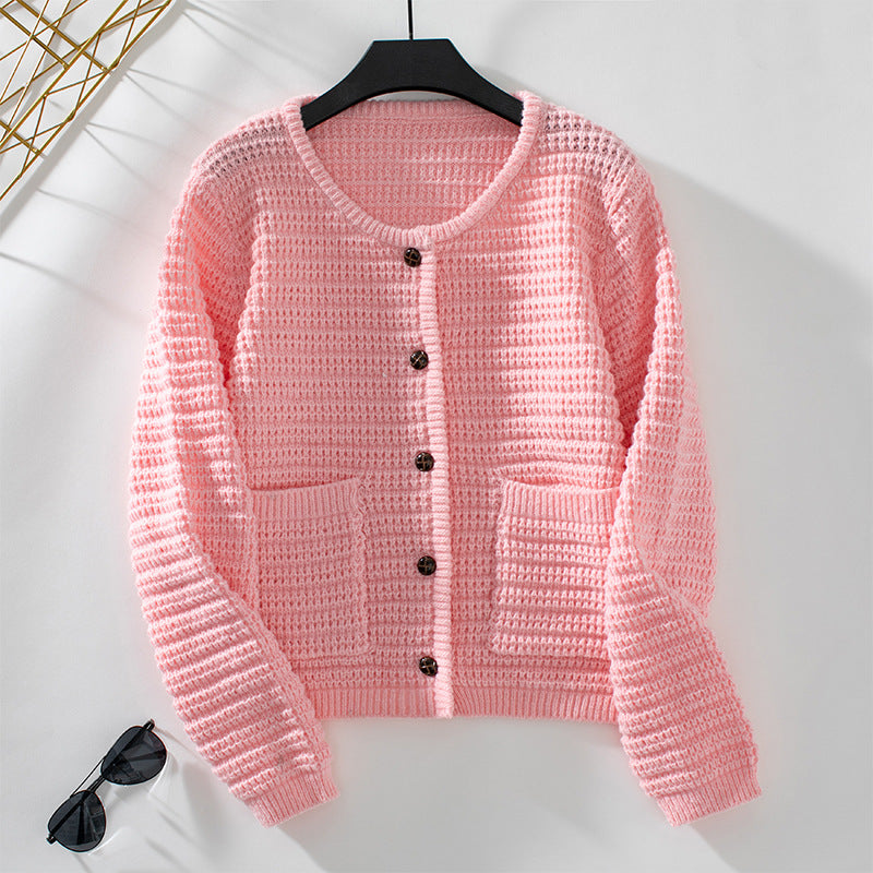 Veste en tricot pour femmes avec poches Chic und Stil