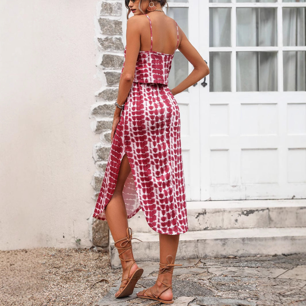 Robe midi femme avec coupe fluide et bretelles ajustables Chic und Stil