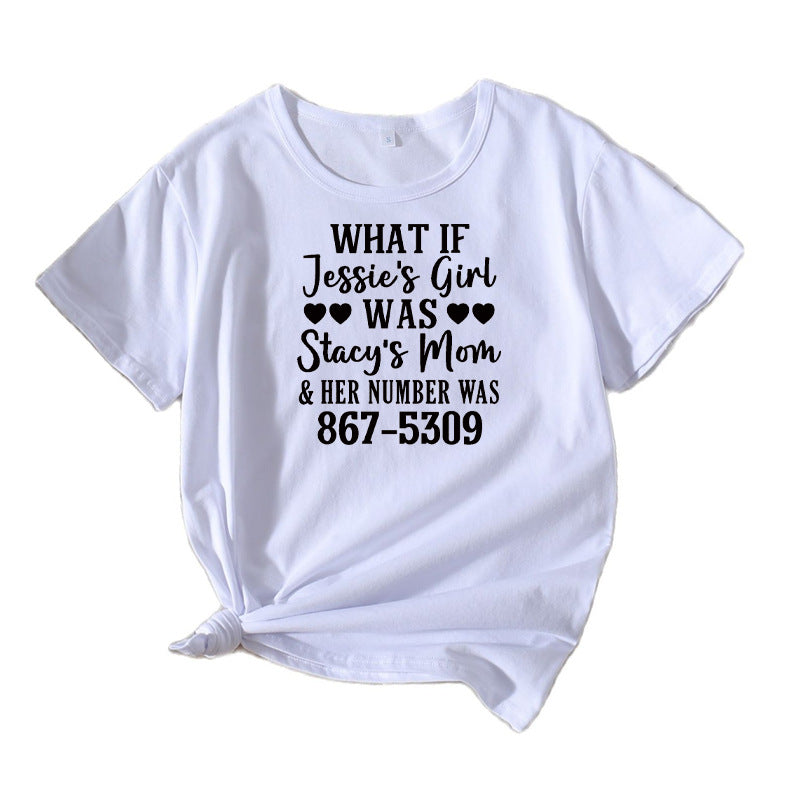 Dames de loisirs T-shirt graphique humoristique Chic und Stil