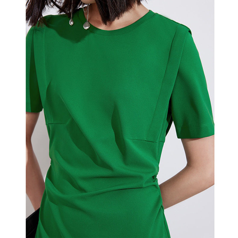 Robe midi élégante à fente haute Chic und Stil