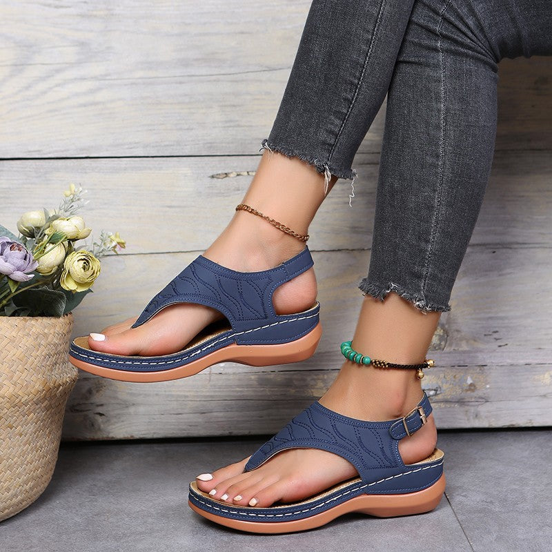 Dames ajustables confort séparateurs de doigts de pied sandales Chic und Stil