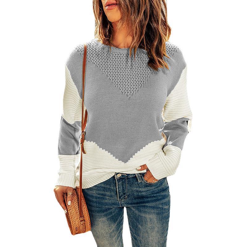 Pull femme avec des motifs géométriques Chic und Stil