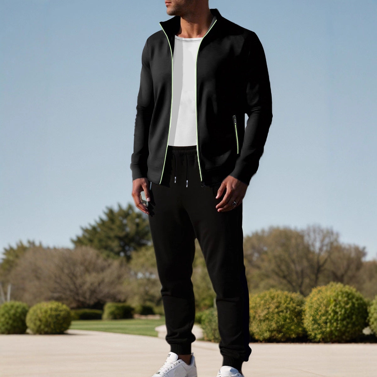 Veste de sport pour hommes en matériaux hautement élastiques et à coupe confortable Chic und Stil