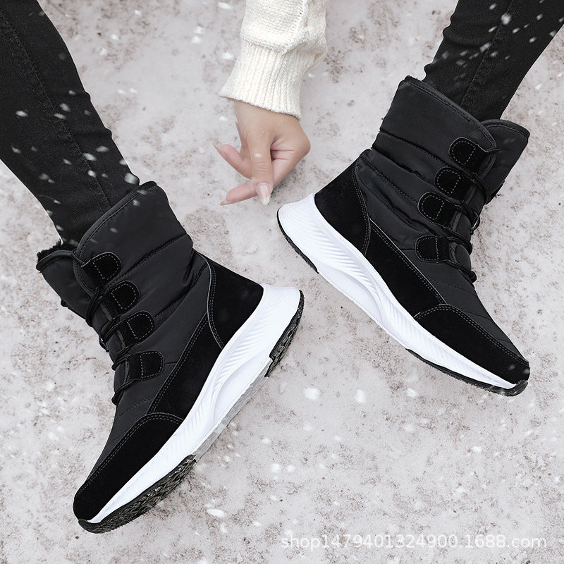 Bottes d'hiver thermo pour femmes avec semelle antidérapante et doublure isolante Chic und Stil