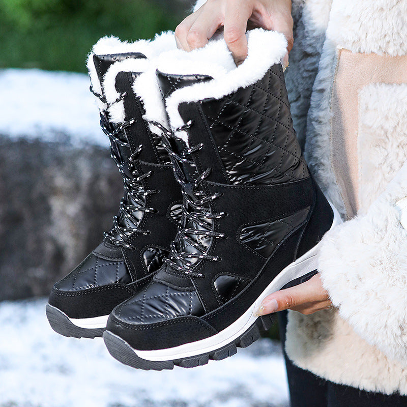 Bottes d'hiver pour femmes avec doublure isolante et semelle antidérapante Chic und Stil 1759510592