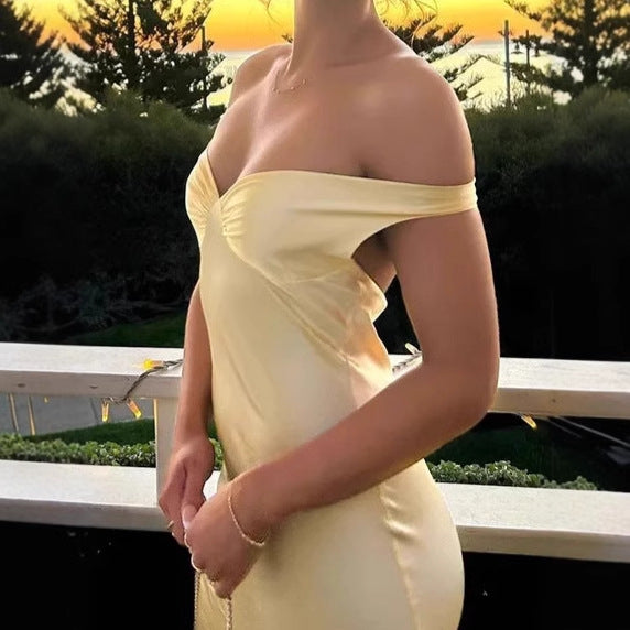 Robes Maxi Élégantes Sans Épaules Pour Femmes Avec Une Coupe Flatteuse Pour La Silhouette Chic und Stil