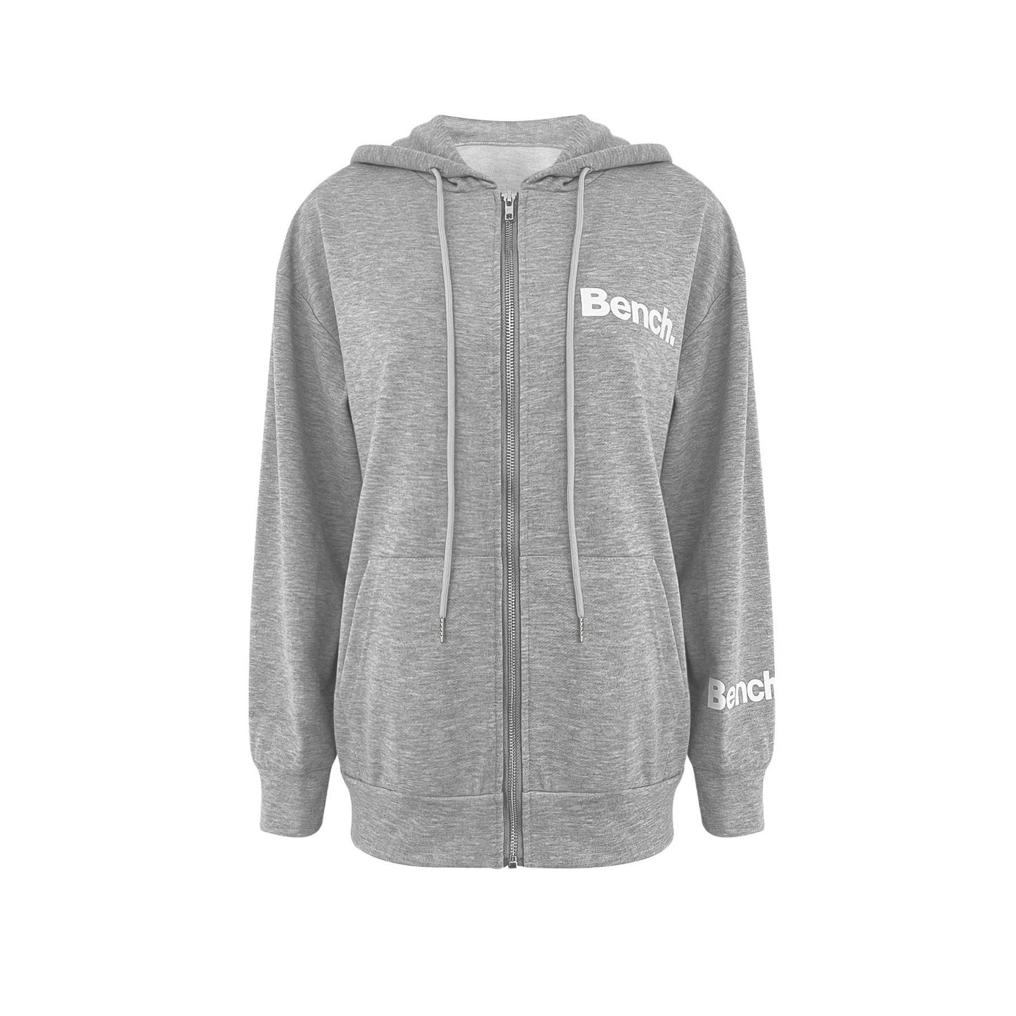 Veste à capuche oversized pour femmes avec fermeture éclair intégrale et poches pratiques Chic und Stil