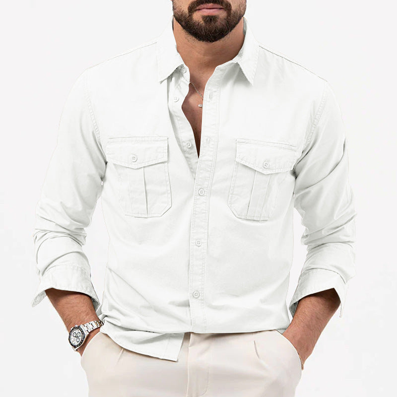 Chemise à manches courtes pour hommes avec deux poches poitrine et coupe moderne Chic und Stil