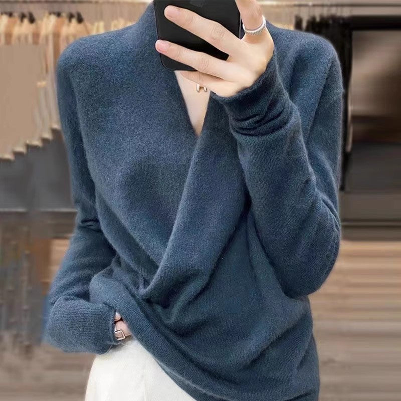 Pull enveloppant élégant pour femmes Chic und Stil