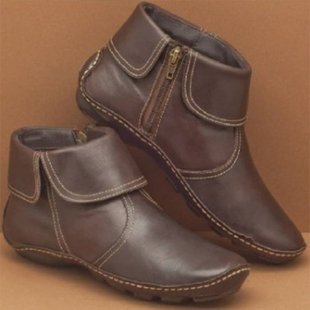 Bottes Chelsea élégantes pour femmes en cuir de haute qualité avec fermeture éclair latérale Chic und Stil