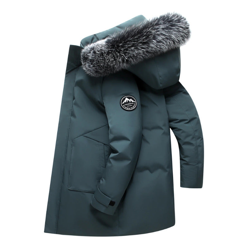 Dame Parka d'hiver avec capuche amovible et pelage synthétique douillet Chic und Stil