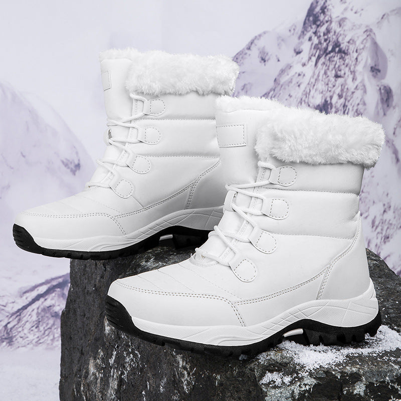 Bottes d'hiver pour dames avec semelle antidérapante et doublure intérieure chauffante Chic und Stil