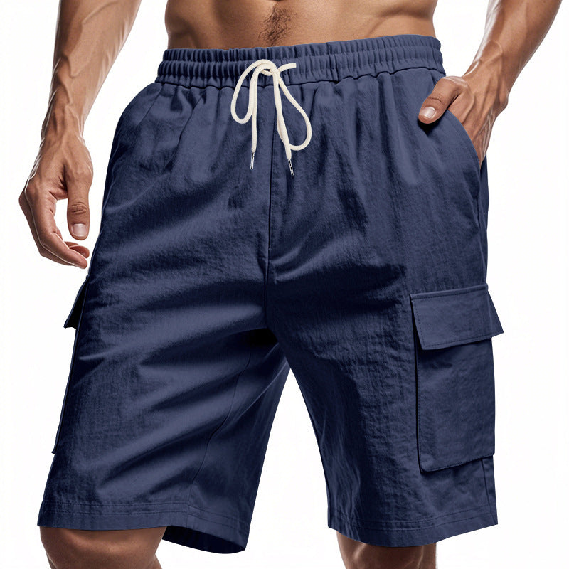 Shorts cargo pour hommes avec taille élastique et poches latérales pratiques Chic und Stil