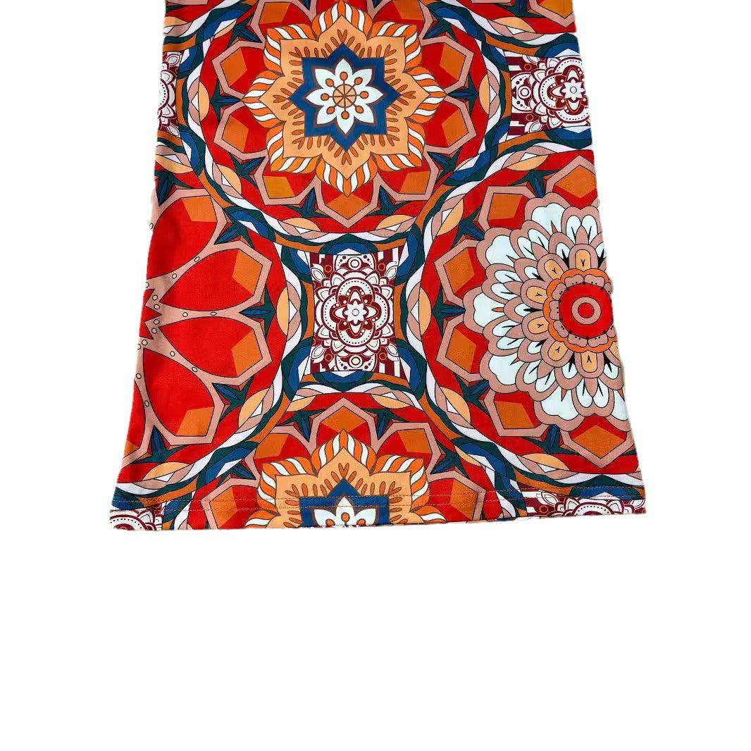 Chic and Style floral pattern wide Palazzo pants for ladies