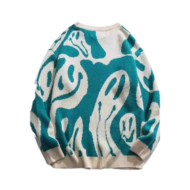 Pull décontracté pour femmes avec imprimé moderne et coupe ample Chic und Stil