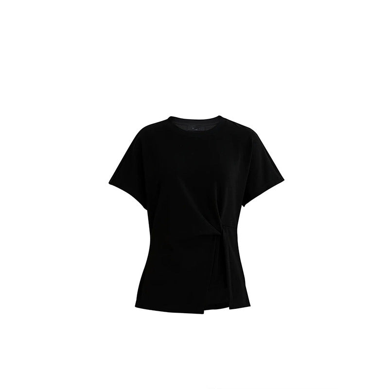 Haut décontracté à nouer à l'avant pour femmes Chic und Stil