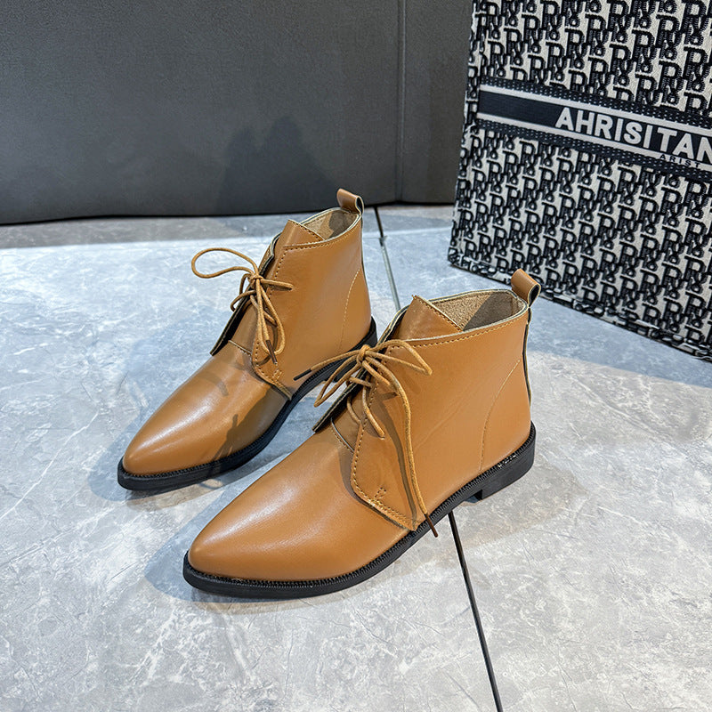 Bottes élégantes pour femmes avec un bout pointu et cuir de haute qualité Chic und Stil