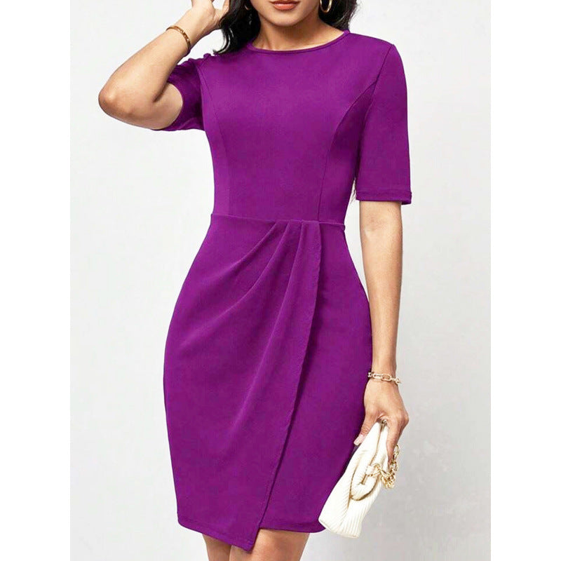 Robe Bodycon femme avec design drapé élégant Chic und Stil