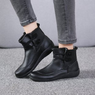 Bottes d'hiver tendance pour femmes avec un laçage pratique et une semelle antidérapante Chic und Stil