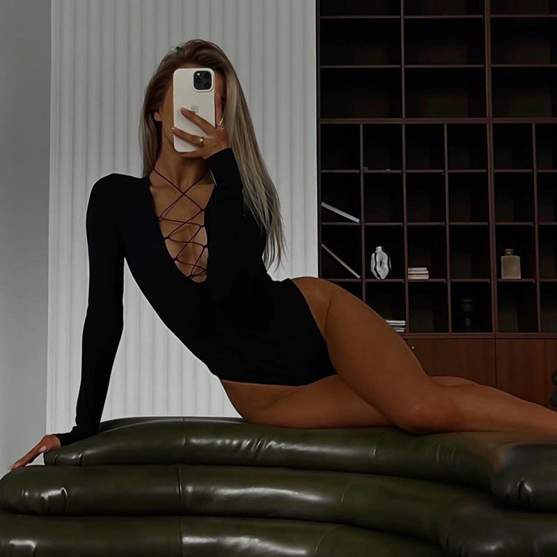 Body à lacer devant Chic und Stil pour femmes