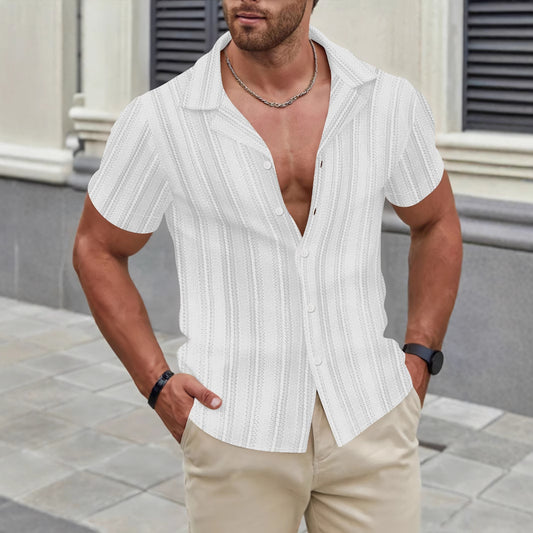 Chemise courte à manches courtes Premium Homme Chic und Stil