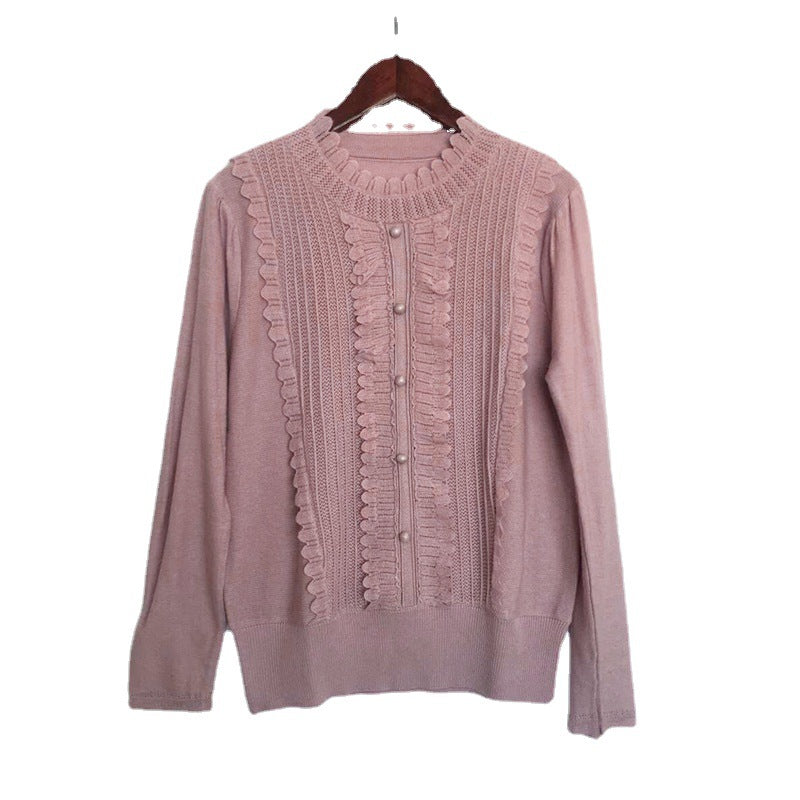 Pull en tricot froncé pour femme Chic und Stil