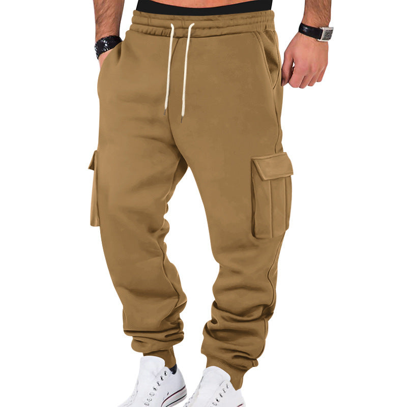 Pantalon de jogging cargo pour hommes avec taille élastique et poches pratiques Chic und Stil